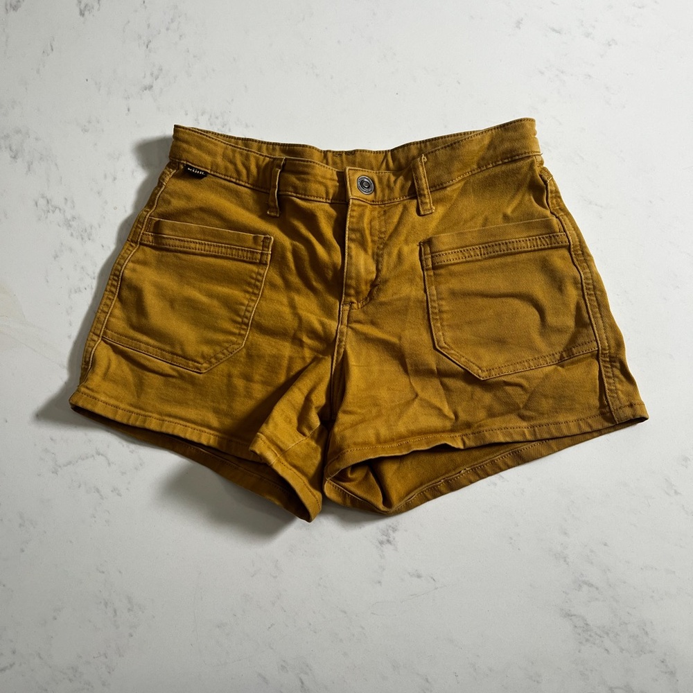 Kuhl Kntour Yellow high waisted shorts